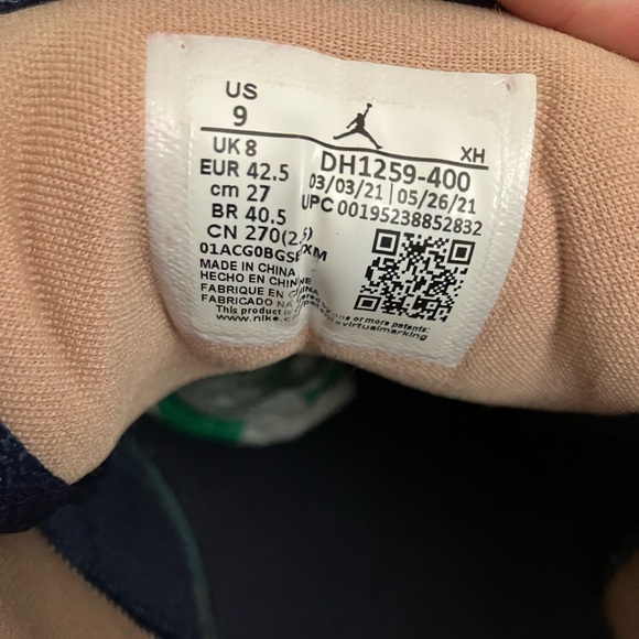 Nike Air Jordan 1 Low SE Denim Sneakers 🔥🔥Jordans Shoes - Picture 12 of 13